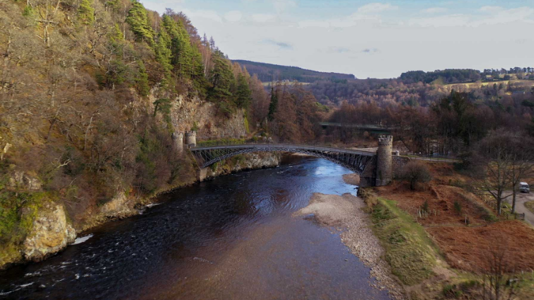 river and bridge speyside