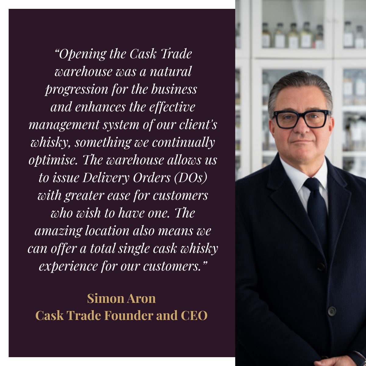 Cask Trade Infographics Warehouse 1 Year Anniversary (1200 X 1200 Px) Simon Quote