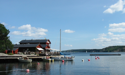 Fjäderholmarna island