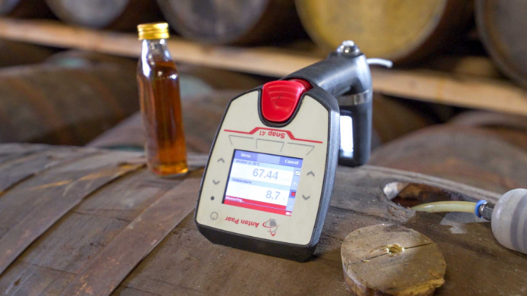 sample of whisky taken from a cask